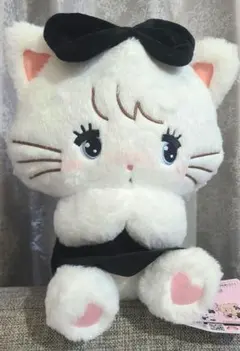 mikko BLACK RIBBON BIG ぬいぐるみ ムース Moose