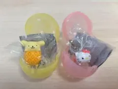 さんりおきゃらくたぁず　お手玉めじるしアクセサリー 2個セット