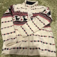 新品⭐︎ユニクロ プリントフリース フルジップジャケット 120cm