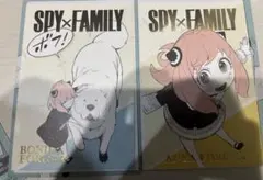 スパイファミリー　箔押しポストカード　ポスカ　アーニャ 4枚セット