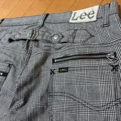 Lee リー　ライダース フェイクジップパンツ　七部丈　サイズ28のサムネイル
