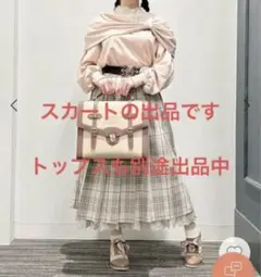 ジャスグリッティ シャイニーチェックスカート - メルカリ