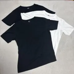 UNIQLO Tシャツ(L) 3枚セット ブラック ホワイト