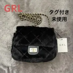 ファーキルティングチェーンショルダーバッグ tr625