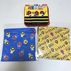 ミャクミャク　阪神タイガース　ミニタオル　3枚組　巾着　セット　万博　グッズ