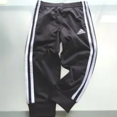 adidas ブラック パンツ ストライプ キッズ 子供 アディダス 100 黒