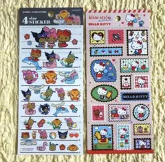 ハローキティ 日焼けキティ　サンリオ　４サイズステッカー