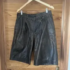 TRISECT2 JOURNAL STANDARD ブラウンレザーショートパンツのサムネイル