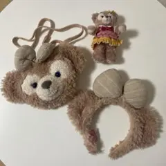 【美品】シェリーメイ　カチューシャ ぬいぐるみ ポシェット セット