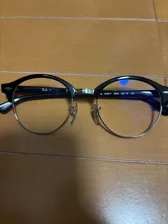 Ray-Ban クラブラウンド　伊達メガネ　ブルーライトカット