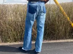 00S ヴィンテージ リメイク ラルフローレン ダメージ ジーンズ デニム