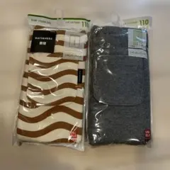 新品未使用110サイズレギンス2枚セット