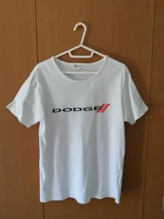 DODGE ロゴプリント Tシャツ 白 M