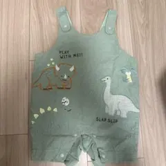 SLAP SLIP 恐竜柄ロンパース 70