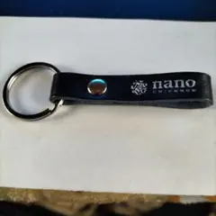 nano universe レザー キーホルダー ブラック