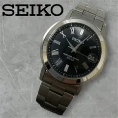 新品SEIKO セイコー　スピリット　ソーラー ブラックダイヤル 腕時計　時計