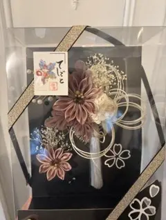 和風花飾り 髪飾り