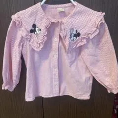 petit main ギンガムチェックシャツ 110