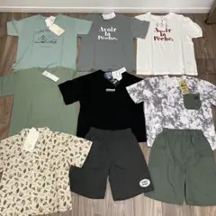 全て新品⭐︎男の子　夏服　Tシャツ ショートパンツ　まとめ売り　130cmのサムネイル