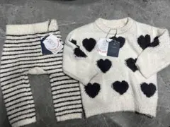 cottoli モコモコセットアップ80センチ