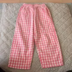 pipilotta チェック ワイドパンツ emasroom