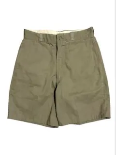 60s 米軍 U.S.ARMY コットン×ポリエステル ツイル ショーツ w30のサムネイル