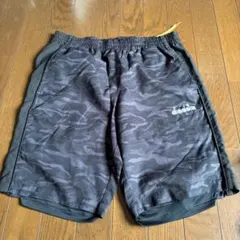 Diadora メンズ テニスカモフラージュ柄 ショートパンツのサムネイル