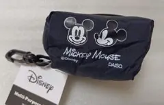 ダイソー ディズニー マルチポーチ 黒