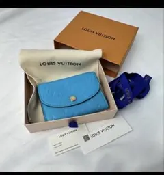 ルイヴィトン 財布 ポルトモネロザリ モノグラムアンプラント 付属品付