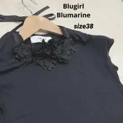 美品 Blugirl ブルーガール 立体フラワー カットソー トップス 38のサムネイル