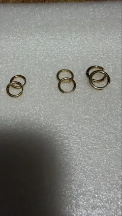 フープピアス 3サイズセット ゴールドカラー