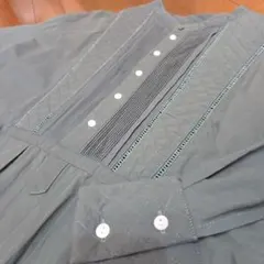 OGGI 長袖 シャツワンピース