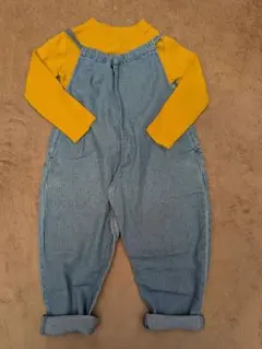 B:MING by BEAMS オーバーオール マスタードユニクロ セット