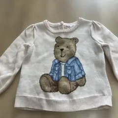 GAP クマ刺繍 ニットセーター 18-24ヶ月