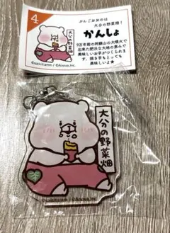 ともだちはくま 大分 アクリルキーホルダー かぼす ひょうたん祭り