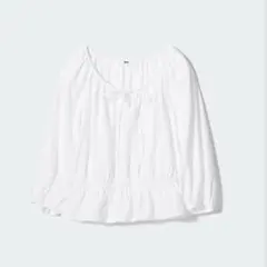 UNIQLO ホワイト ブラウス M