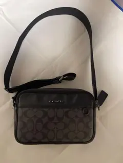 COACH ブラック ショルダーバッグ