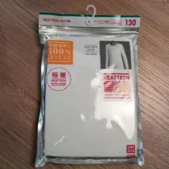 UNIQLO HEATTECH 130 ホワイト 極暖