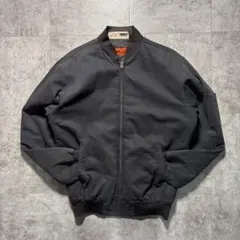 00s short ma-1 type bomber jacket navy