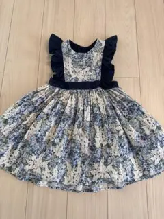 ハンドメイド　フリルワンピース　110