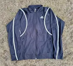 00s アディダス トラックジャケット FORMOTOIN L相当 黒 Y2K