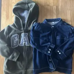 babyGap フリースフード付きジャケット 110 無印良品 100