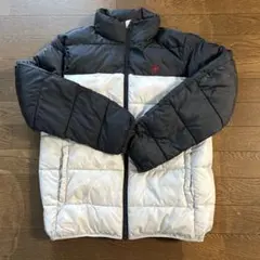 ダウンジャケット ブラック/ホワイト