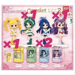 プリキュアオールスターズ Qposket ミニチュアコレクション全種コンプリート