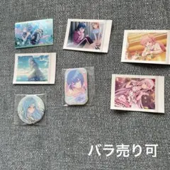 プロセカ　缶バッチ、カード MORE MORE JUMP！