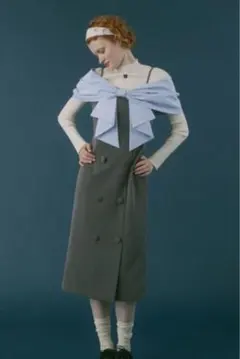 ワンピース ビッグリボンオフショルワンピース