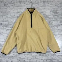 UNIQLO フリースジャケット Lサイズ　ハーフジップ　黄色アウター　未使用品