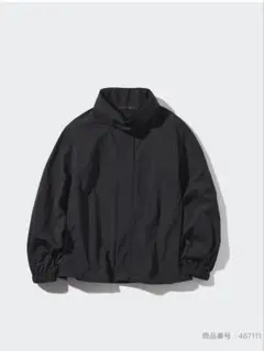 UNIQLO　ユニクロ　UVカットユーティリティブルゾン　ブラック　XSのサムネイル