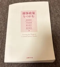 刑事政策をつかむ 法律文化社 カバーなし