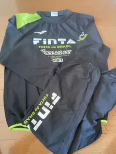 FINTA ピステ上下 ブラック/グリーン